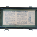 Boîte Originale US "First Aid - For emergency Use only" de véhicule WW2