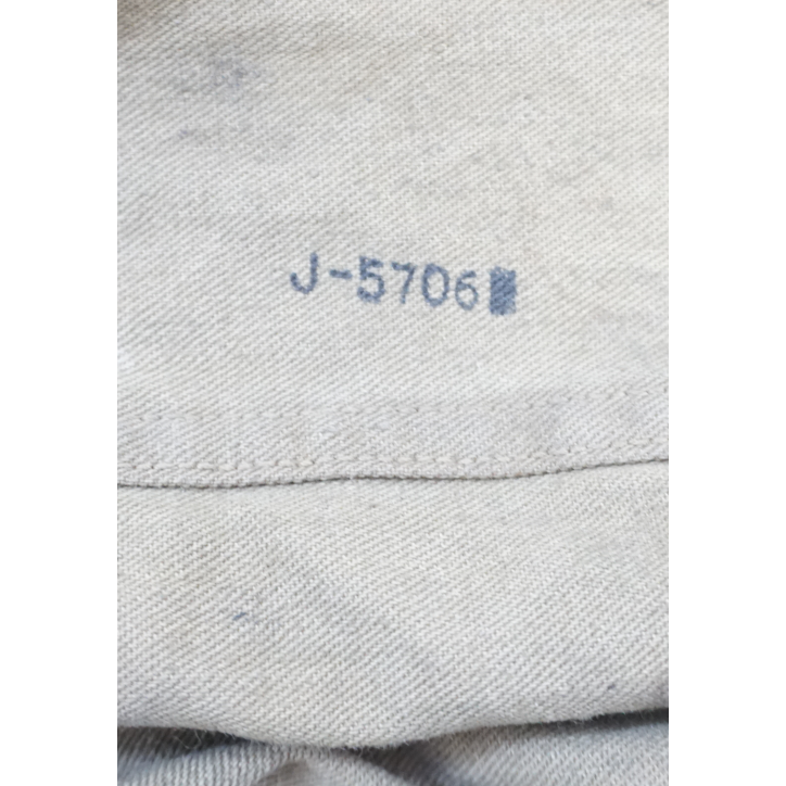 Sac à linge Du soldat Jackson E Grant matricule 13145786 avec étiquettes  et récépissé
