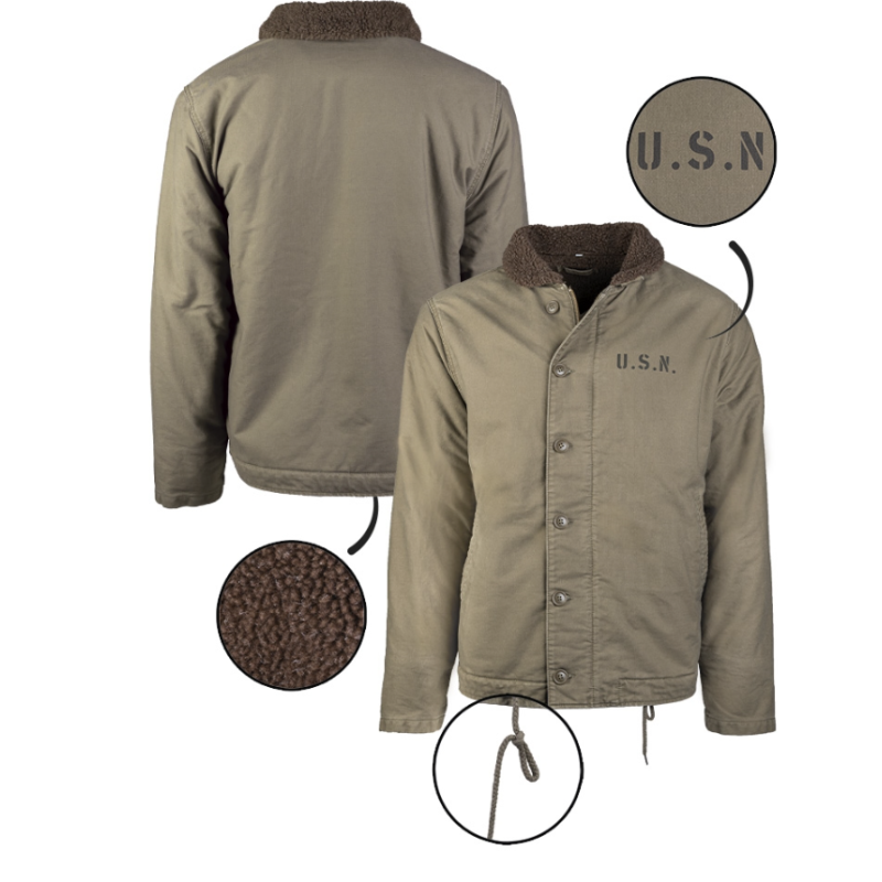Veste de pont US Navy N-1
