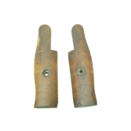 Paire de plaquettes bois originales de baionnette fusil Springfield 1903
