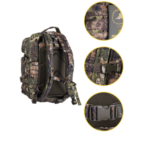 Sac a dos US style "Assault" 20 litres Forest Mandra