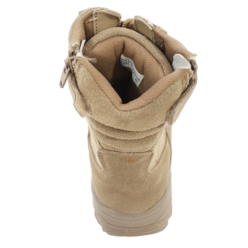 Boots tactique double zip sables