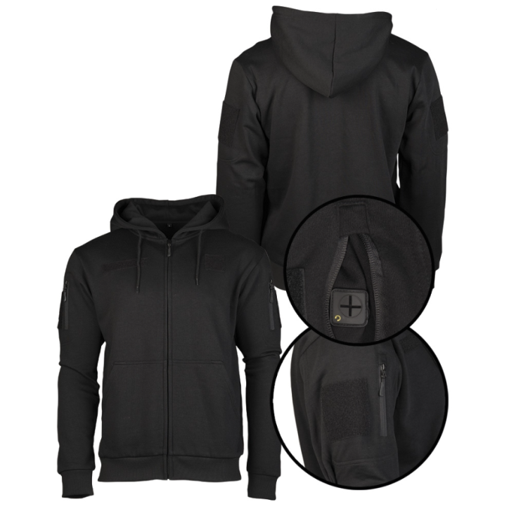 Gilet zippé style Ranger à capuche 