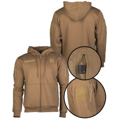 Gilet zippé style Ranger à capuche 