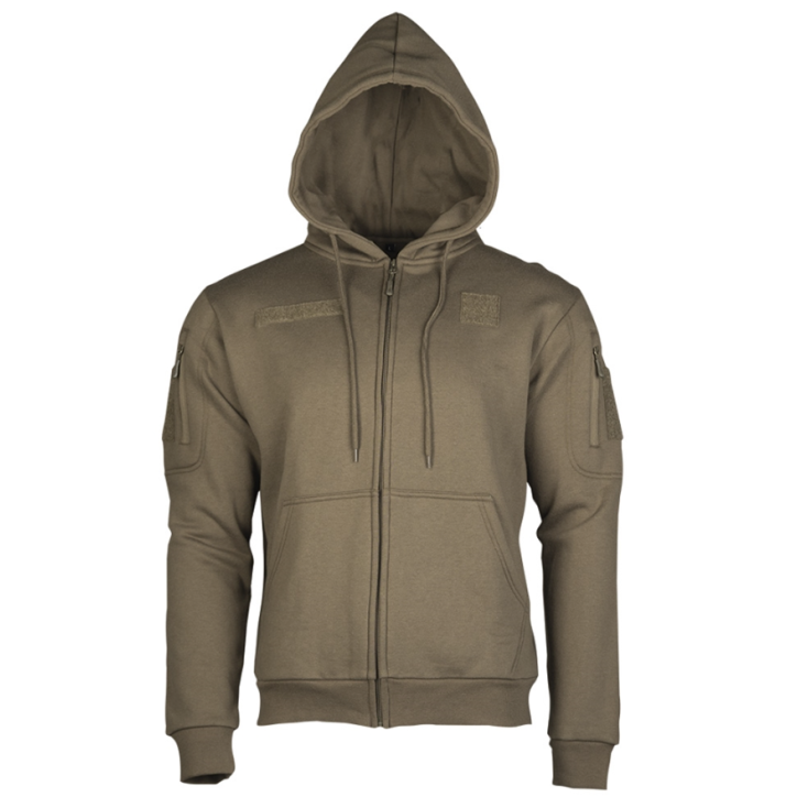 Gilet zippé style Ranger à capuche 