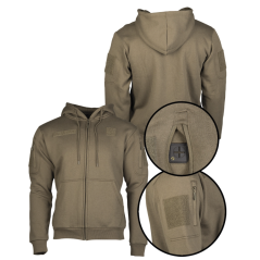 Gilet zippé style Ranger à capuche 