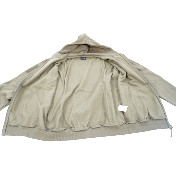 Gilet zippé style Ranger à capuche 