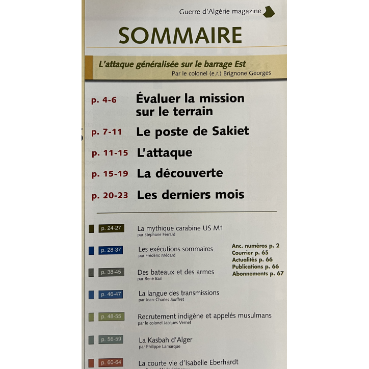 Lot de 2 Magazines La Guerre d'Algérie No 14 & 16
