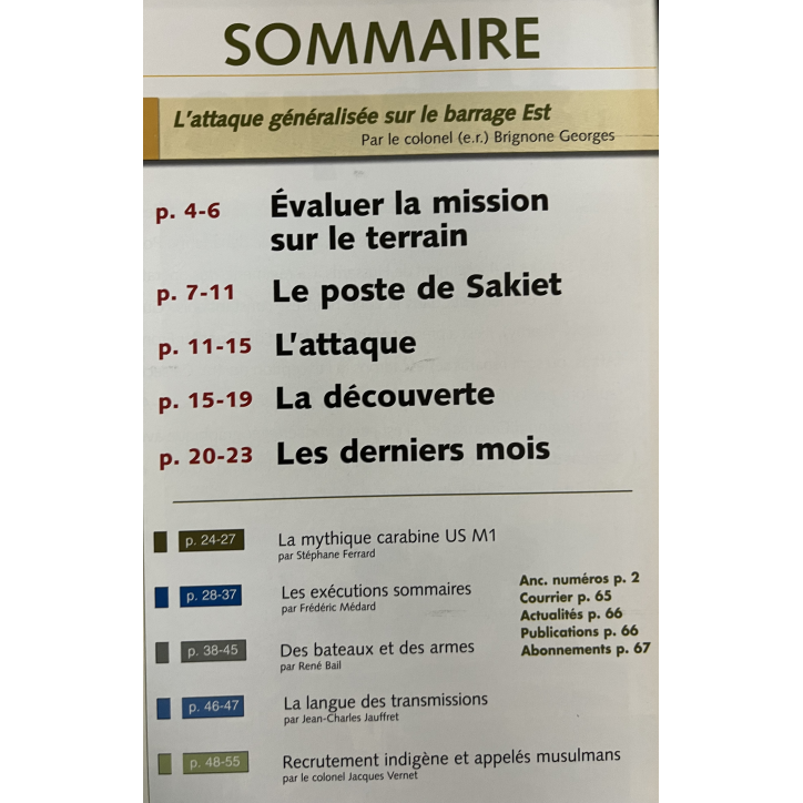 Lot de 3 Magazines La Guerre d'Algérie No 14, 15 & 16