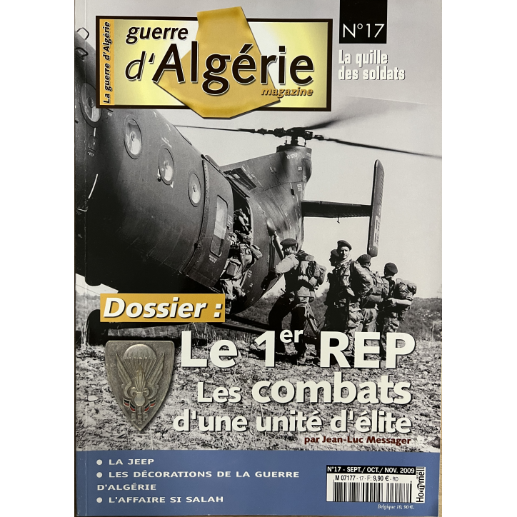 Lot de 4 Magazines La Guerre d'Algérie No 14, 15, 16 & 17