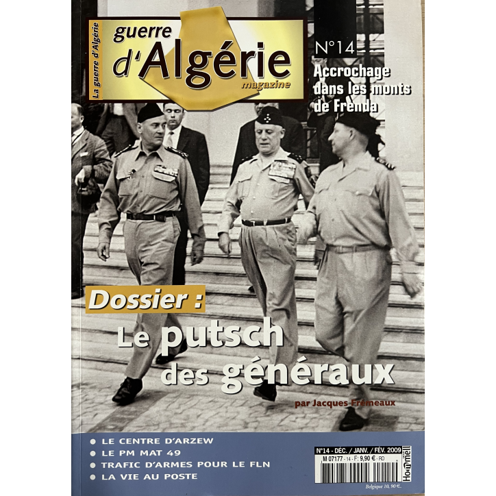 Lot de 4 Magazines La Guerre d'Algérie No 14, 15, 16 & 17