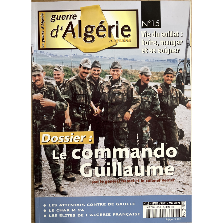 Lot de 5 Magazines La Guerre d'Algérie No 13, 14, 15, 16 & 17
