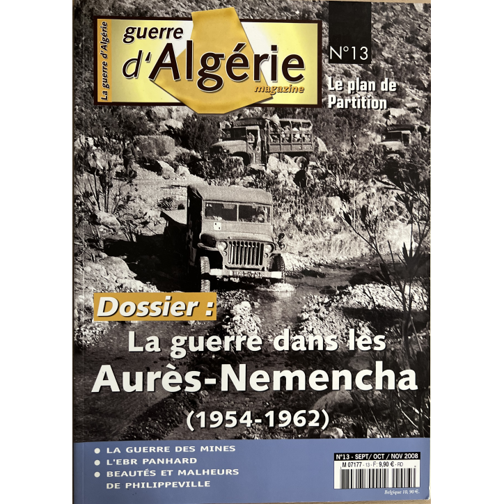 Lot de 5 Magazines La Guerre d'Algérie No 13, 14, 15, 16 & 17