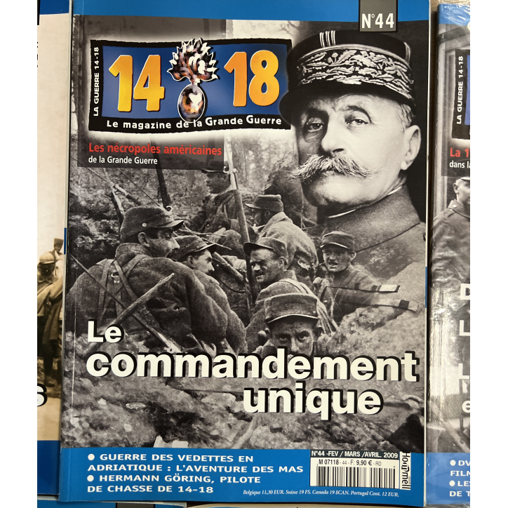 Lot de 3 revues 14-18 Le magazine de la Grande Guerre (43,44,45,46) et un Hors Série No 8 et un DVD