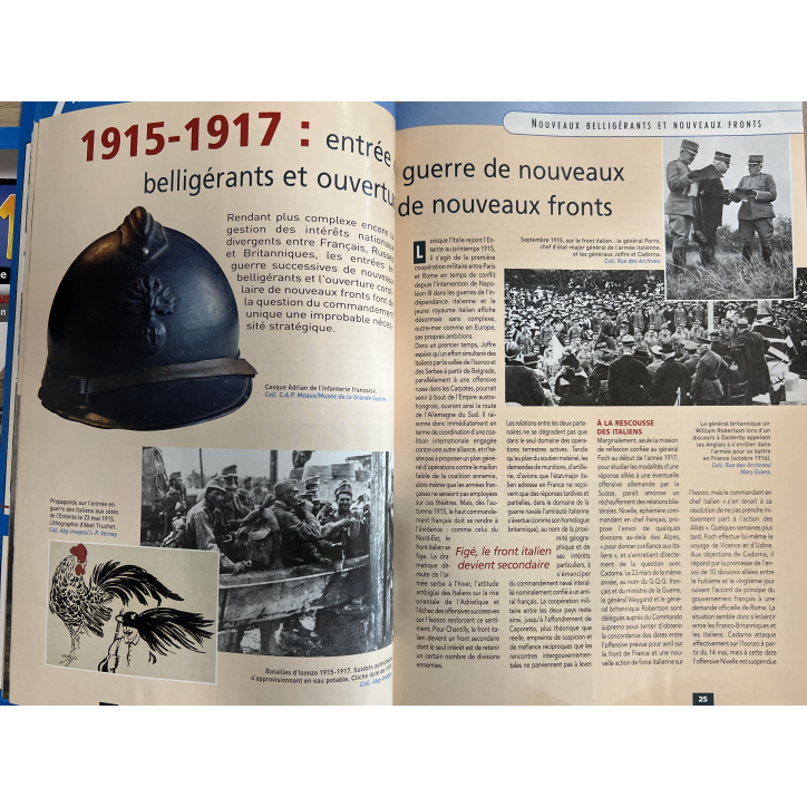 Lot de 3 revues 14-18 Le magazine de la Grande Guerre (43,44,45,46) et un Hors Série No 8 et un DVD