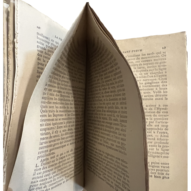 Livre La vie des insectes de J-H- Fabre