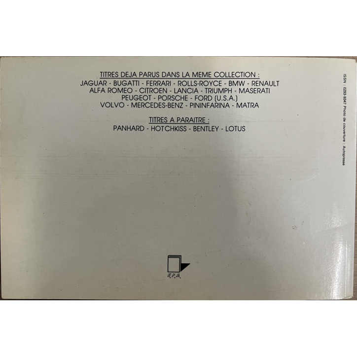 Livre Toute l'histoire RENAULT de 1982