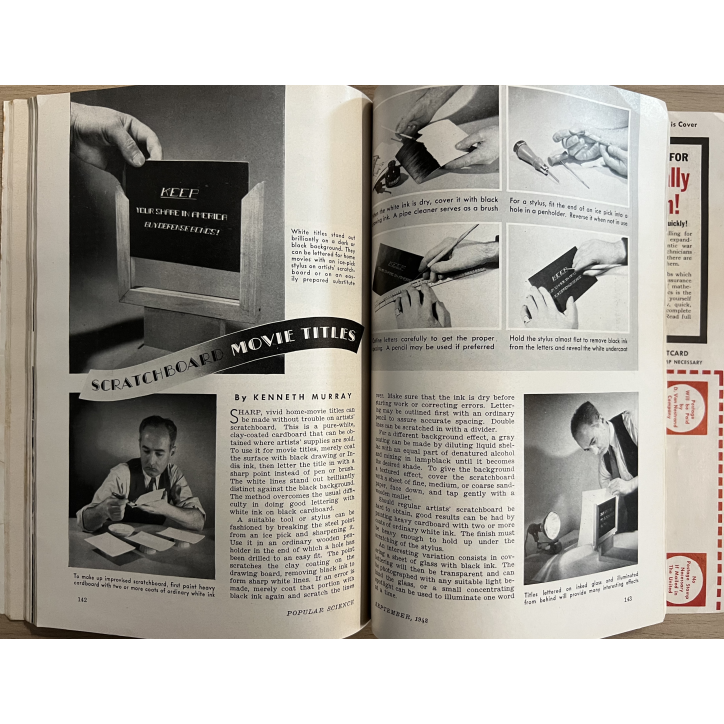 Livre Popular science September 1942  - Vol 141 No 3