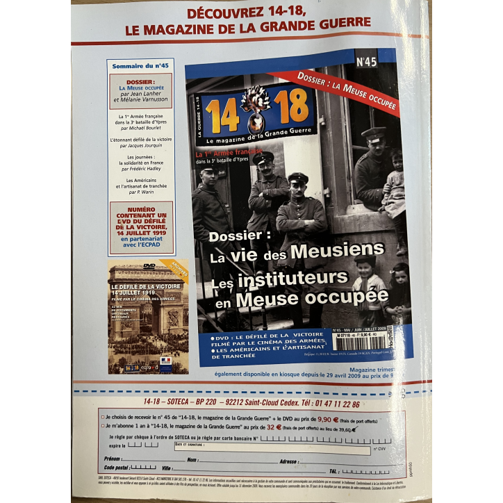 Magazine de la Grande Guerre 14-18 HS no 2