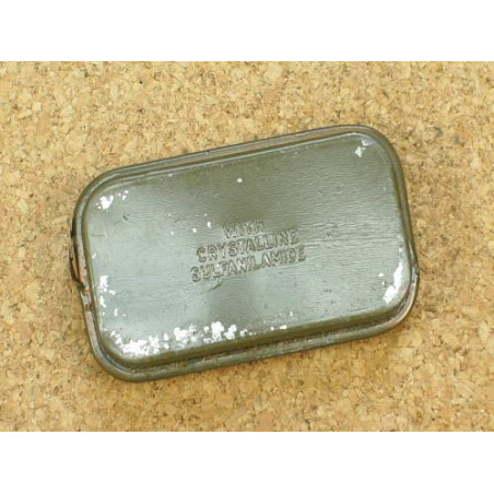 Pansement métal US kaki avec sulfanilamide 