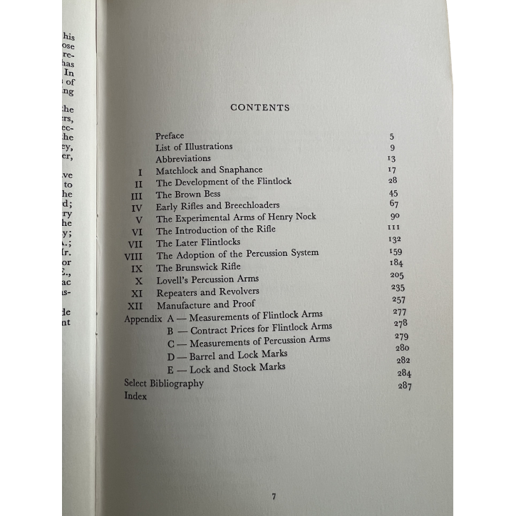 Livre British Military Firearms 1650-1850