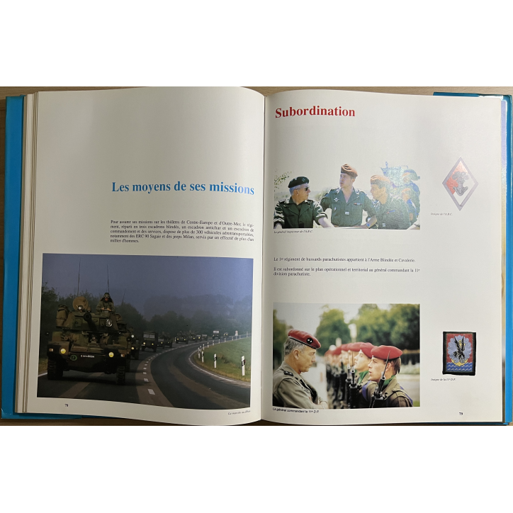 Livre Hussards Parachutistes de Jérôme Bodin et Philippe Cart-Tanneur
