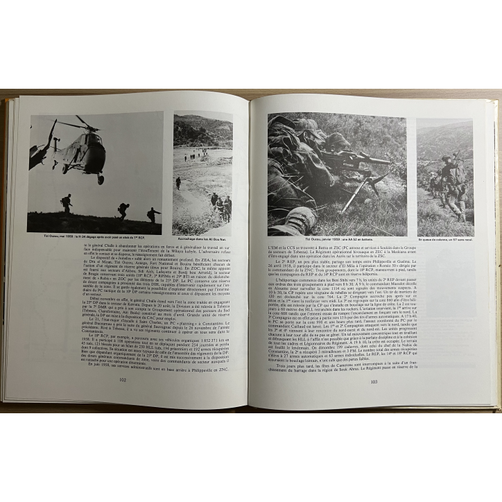 Livre Les paras Français - La guerre d'Algérie par Henri Le Mire
