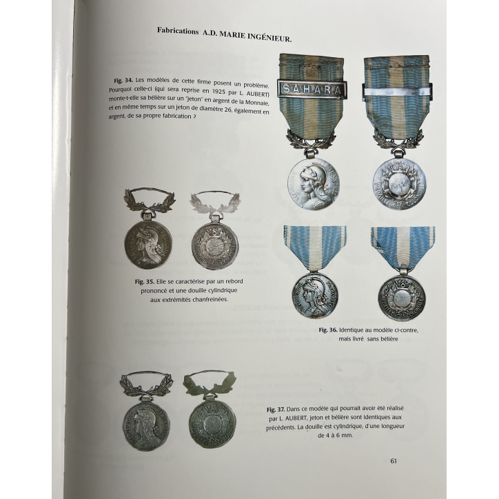 Livre la médaille coloniale de Jean Hass