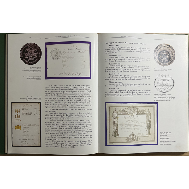 Le grand livre des Ordres de Chevalerie et des décorations de André Damien