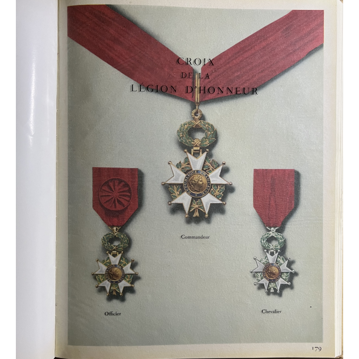 Livre Décorations officielles françaises - Administration des monnaies et médailles