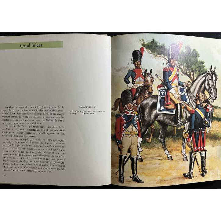 Livre L'uniforme et les armes des soldats du premier Empire - Tome 1