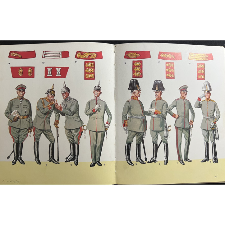 Livre L'uniforme et les armes des soldats de la Guerre 1914 - 1918 - Tome 1