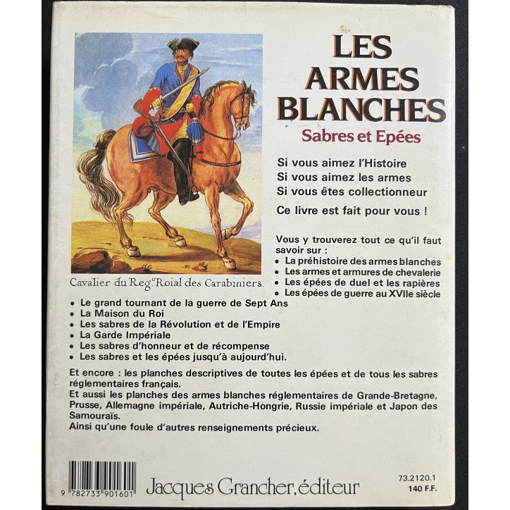 Le Livre des armes Carabines et Fusils de Chasse de Dominique Venner