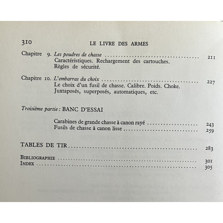 Le Livre des armes Carabines et Fusils de Chasse de Dominique Venner (1973)
