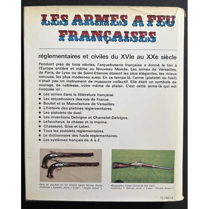 Le Livre des armes à feu françaises de Dominique Venner