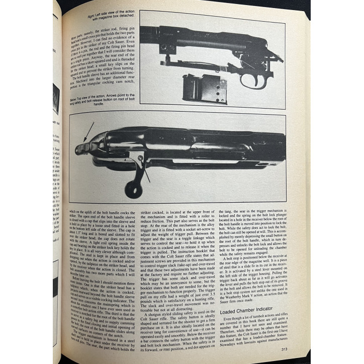 Livre Bolt Action Rifles - Revised Edition by F. De Haas