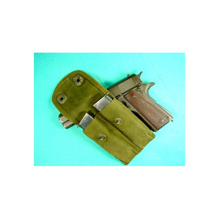 Porte chargeur original Colt 45 rabat arrondi vert Porte chargeur original Colt 45 rabat arrondi vert