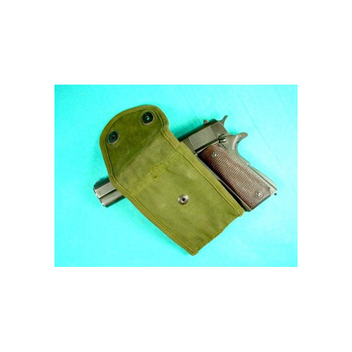 Porte chargeur original Colt 45 rabat arrondi vert Porte chargeur original Colt 45 rabat arrondi vert