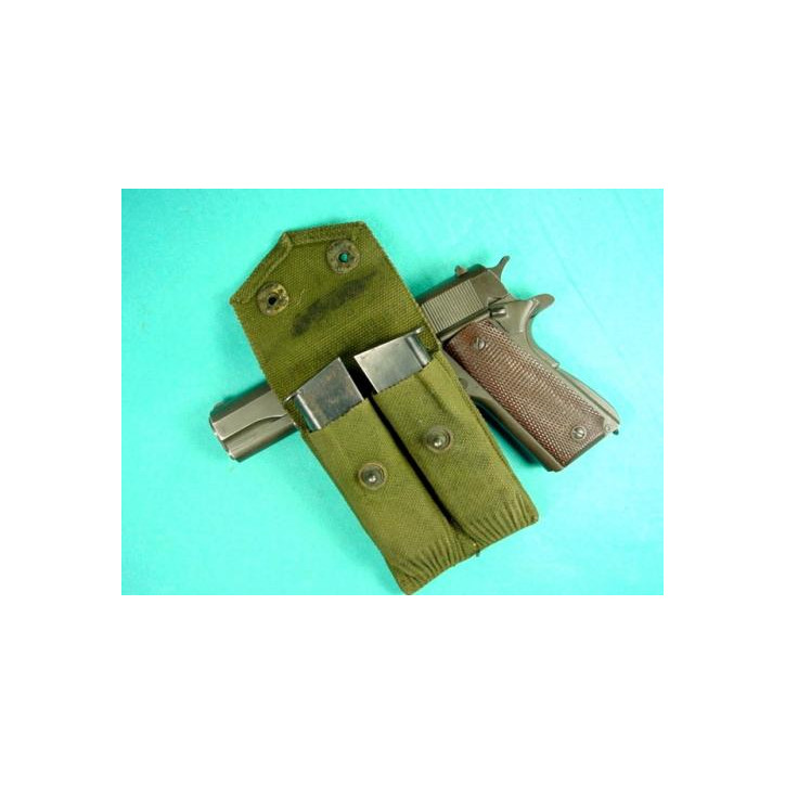 Porte chargeur Colt 45 rabat Pointu Vert
