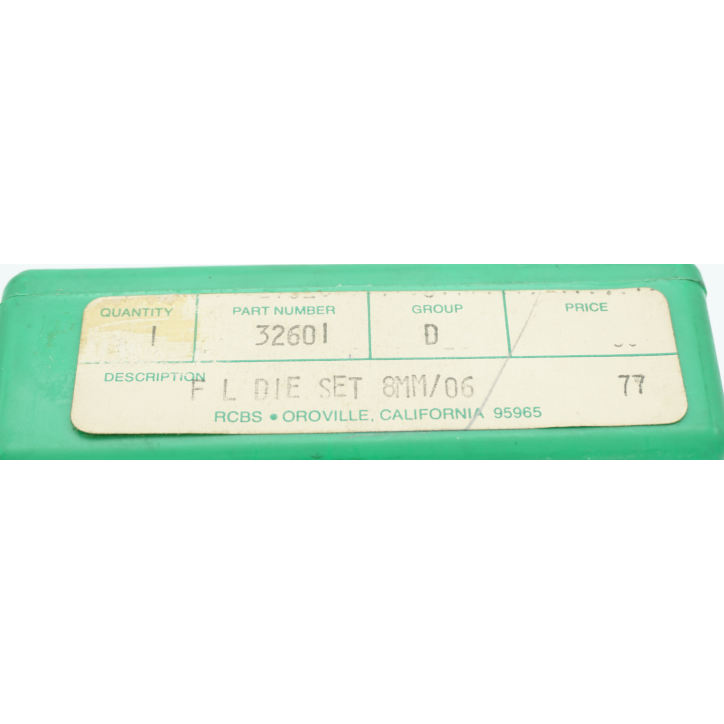 Jeu d'outils RCBS pour 8 mm - 06
