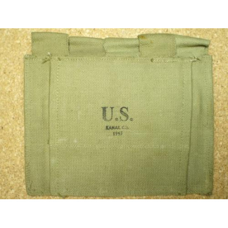 Porte chargeur original 1943  PM Thompson marqué  KANAK 1943