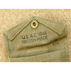 Porte pansement original 39/45  toile US fabrication  British made