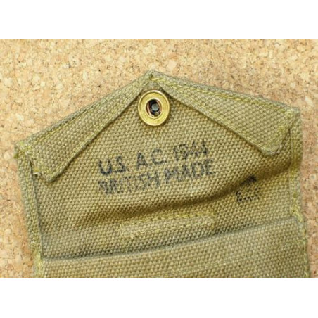 Porte pansement original 39/45  toile US fabrication  British made