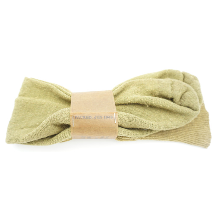 Chaussettes en laine US WW2 originales 1943