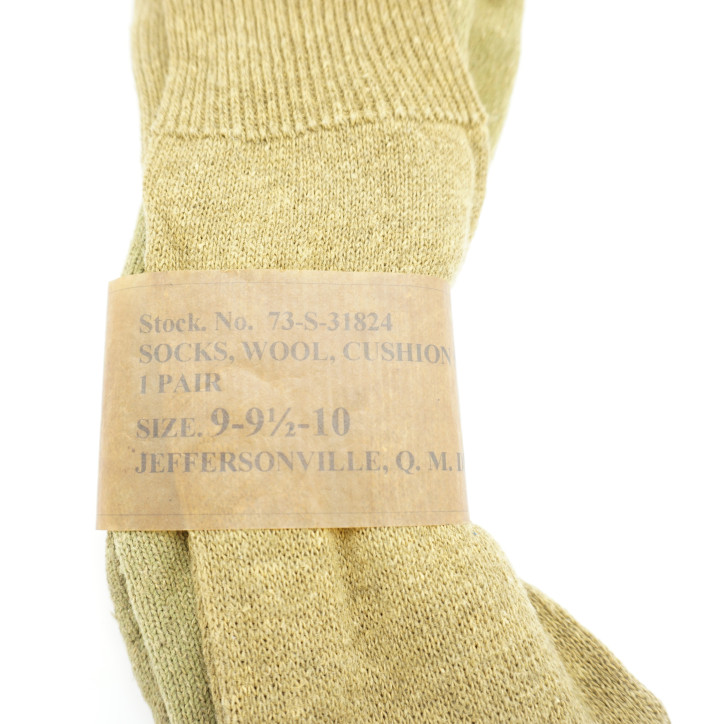Chaussettes en laine US WW2 originales 1943