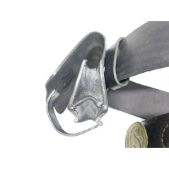 Ceinturon cuir noir US avec sacoche  ref 669