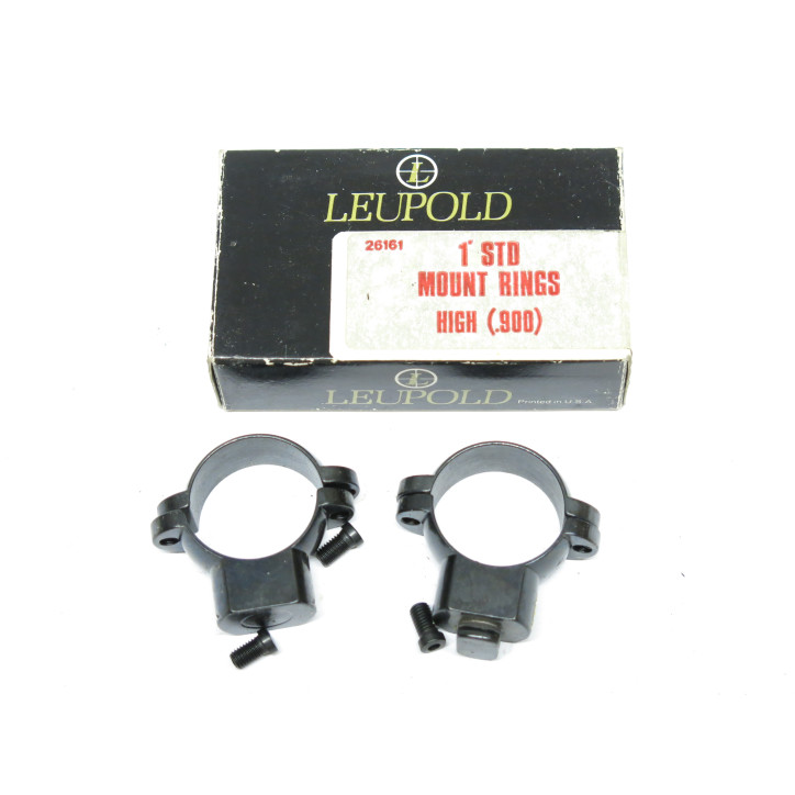 Collier de lunette Leupold acier  diametre 1 pouce ref High 900