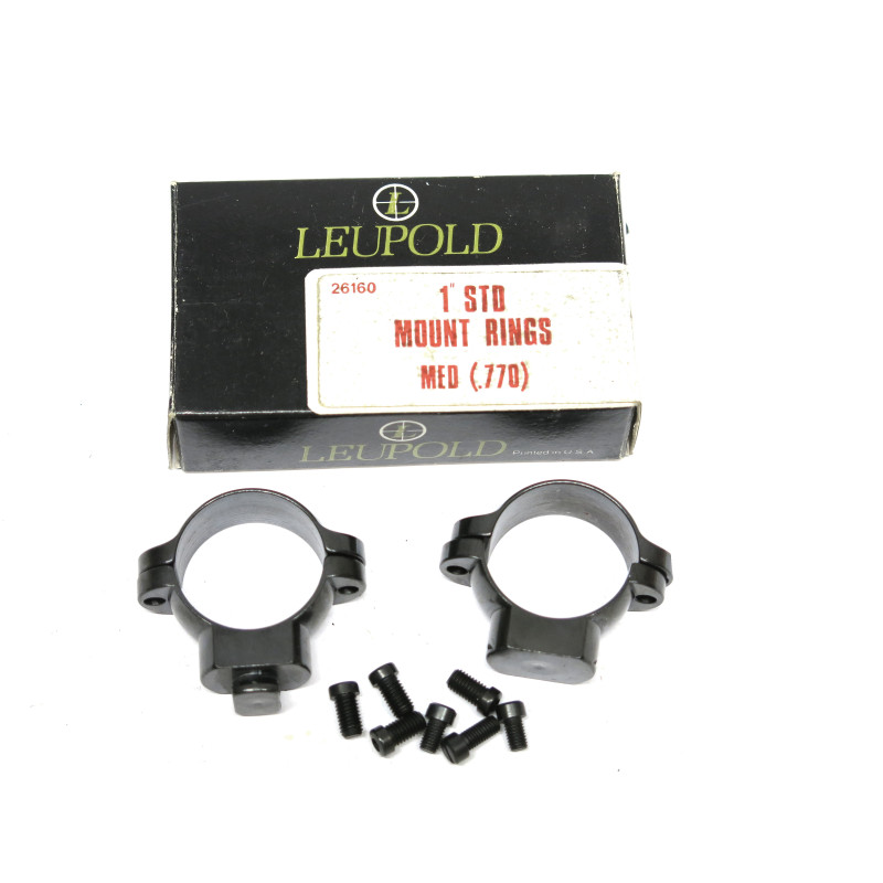 Collier de lunette Leupold acier  diametre 1 pouce ref High 900