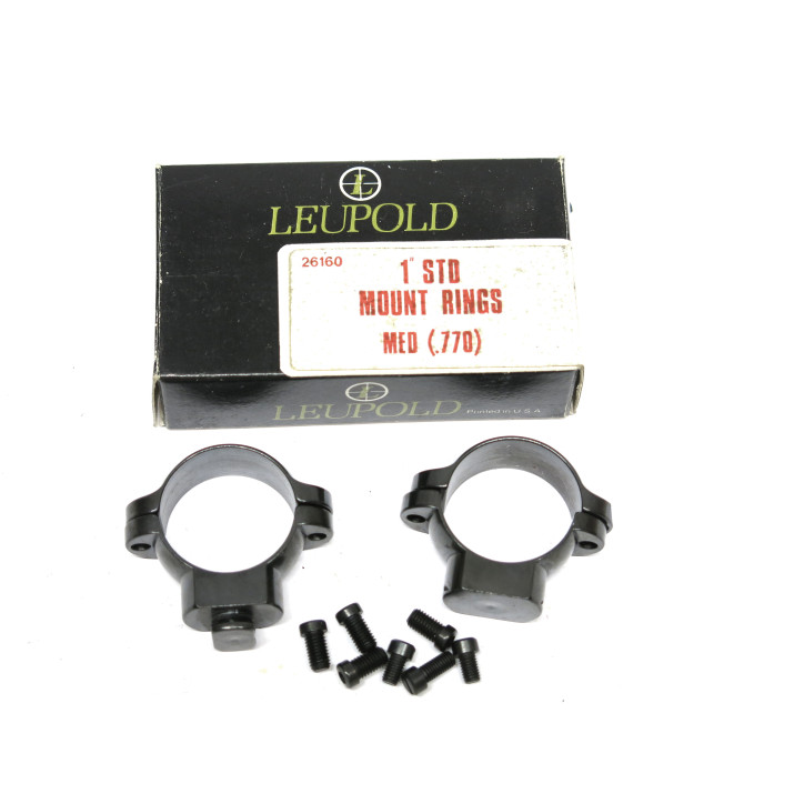Collier de lunette Leupold acier  diametre 1 pouce ref High 900