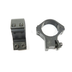 Colliers alu diametre 30 mm rail 11 mm ref 100